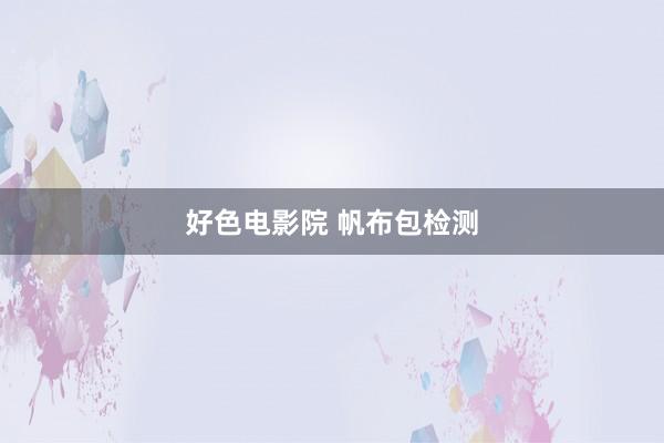 好色电影院 帆布包检测