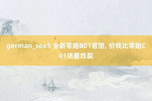 german_sex5 全新零跑B01官图， 价钱比零跑C01还要炸裂